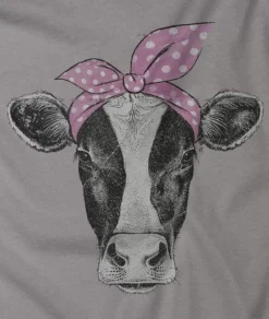 Nayked Apparel T-Shirts>Women'S Ridiculously Soft Graphic Tee | Cow