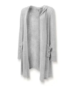 Nayked Apparel Tops>Women'S Ridiculously Soft Cuddle Fleece Lounge Cardigan Oxford