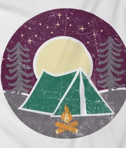 Nayked Apparel T-Shirts>Women'S Ridiculously Soft Graphic Tee | Campfire