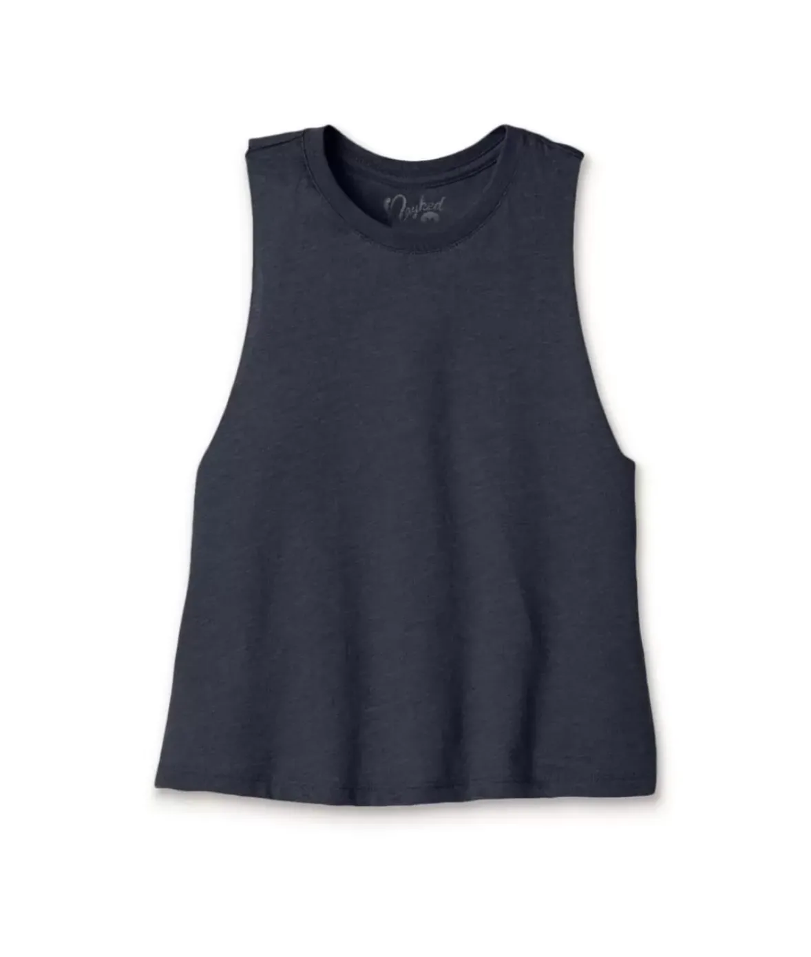 Nayked Apparel Tops>Women'S Ridiculously Soft Cropped Racerback Muscle Tank