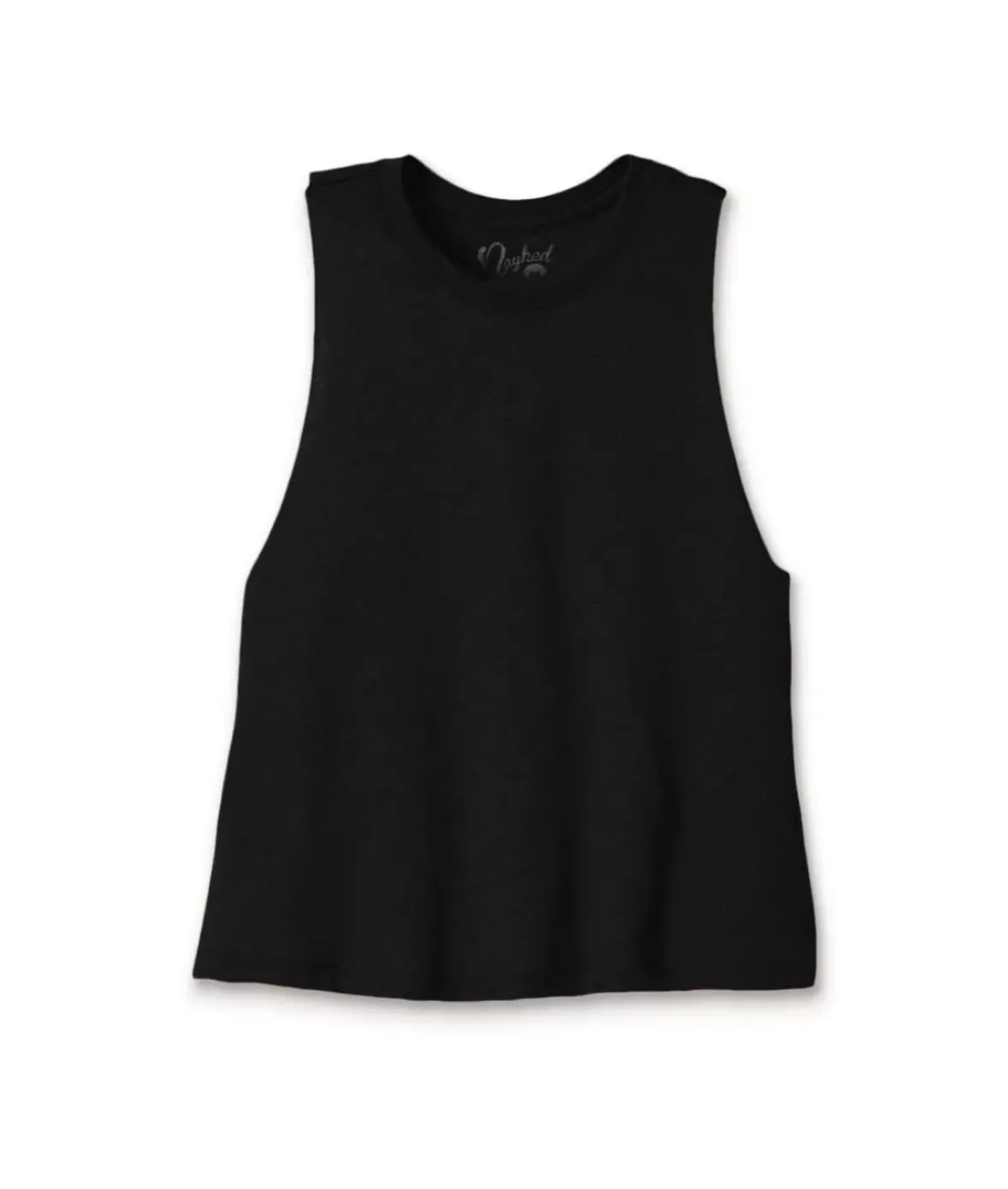 Nayked Apparel Tops>Women'S Ridiculously Soft Cropped Racerback Muscle Tank