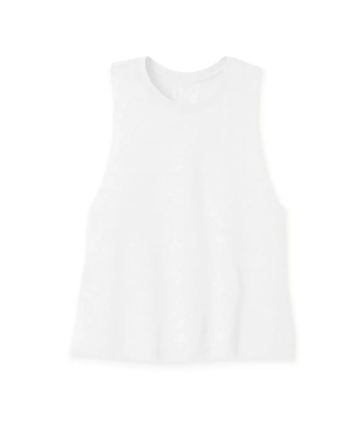 Nayked Apparel Tops>Women'S Ridiculously Soft Cropped Racerback Muscle Tank