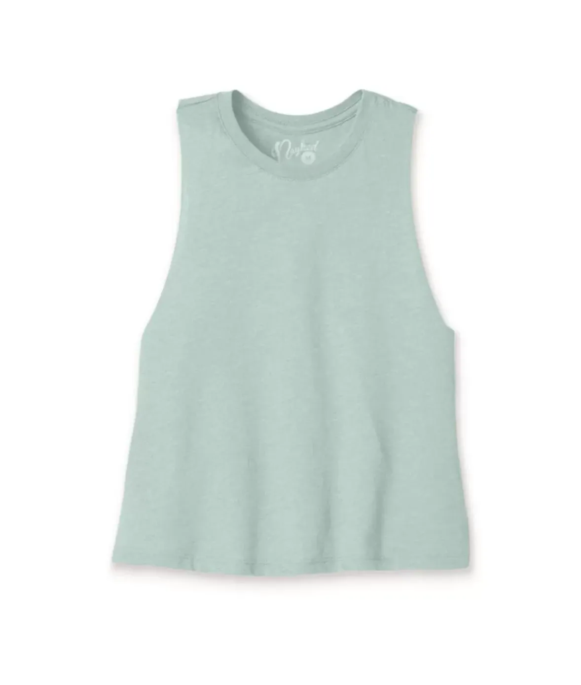 Nayked Apparel Tops>Women'S Ridiculously Soft Cropped Racerback Muscle Tank