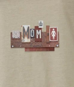 Nayked Apparel T-Shirts>Women'S Ridiculously Soft Midweight Graphic Tee | License Plate Art: Mom