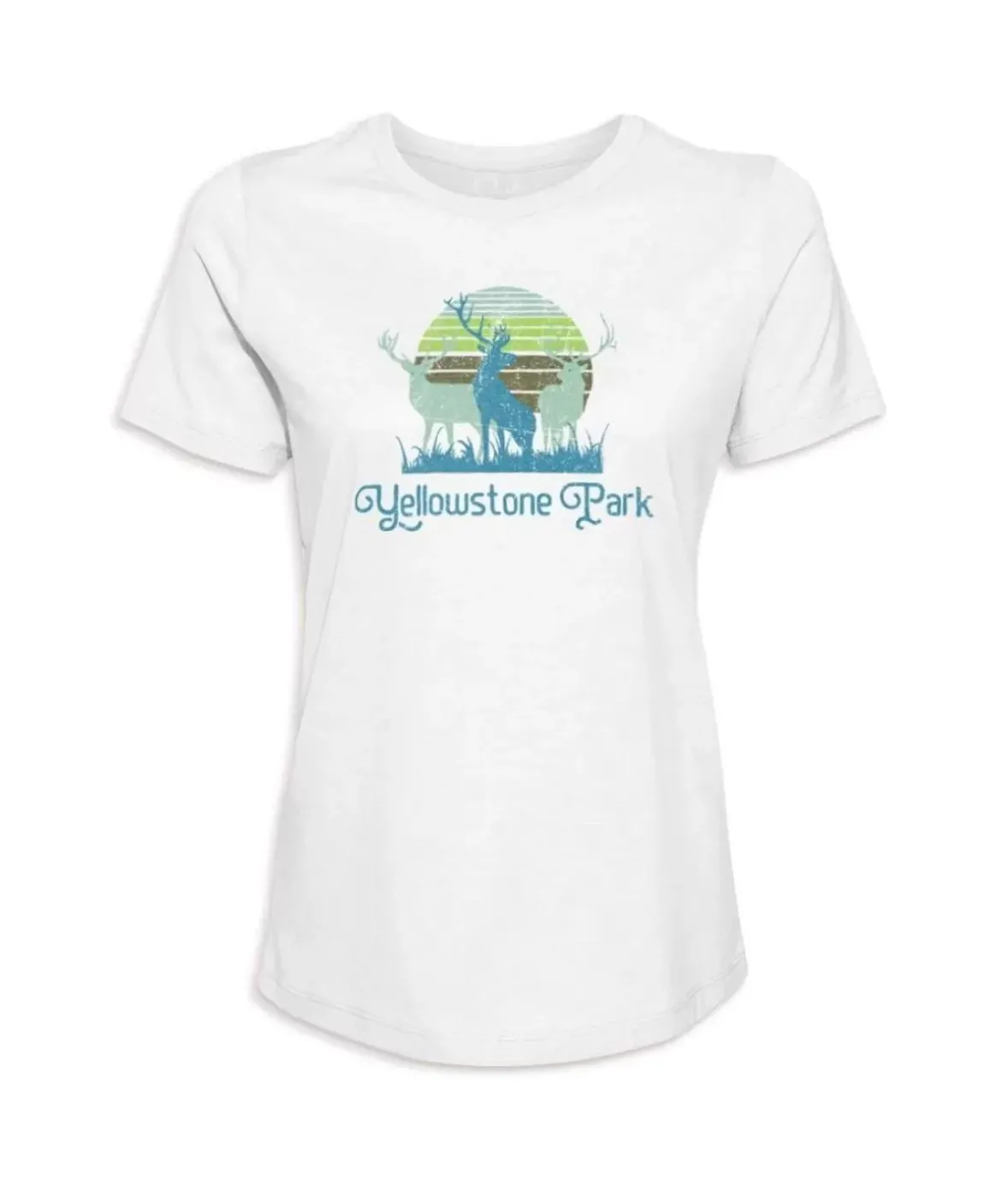 Nayked Apparel T-Shirts>Women'S Ridiculously Soft Graphic Tee | Yellowstone Park