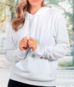 Nayked Apparel Tops>Women'S Ridiculously Soft Sueded French Terry Pullover Hoodie