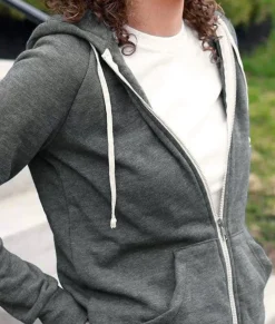 Nayked Apparel Athleisure>Women'S Ridiculously Soft Recycled Fleece Full-Zip Hoodie