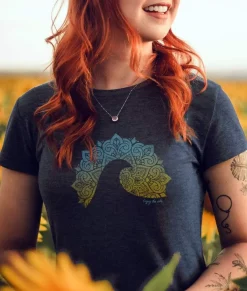 Nayked Apparel Tops>Women'S Ridiculously Soft Midweight Graphic Tee | Enjoy The Ride