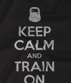 Nayked Apparel Tank Tops>Women'S Ridiculously Soft Cropped Racerback Graphic Tank | Keep Calm