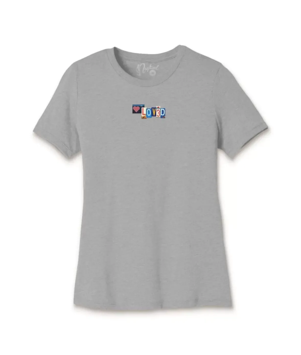 Nayked Apparel T-Shirts>Women'S Ridiculously Soft Lightweight Graphic Tee | Loved
