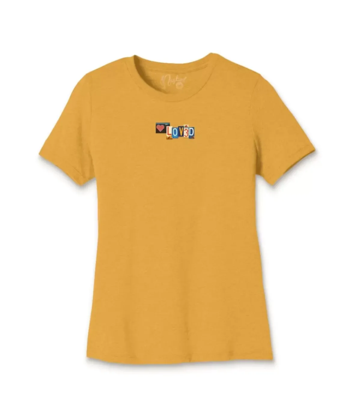 Nayked Apparel T-Shirts>Women'S Ridiculously Soft Lightweight Graphic Tee | Loved