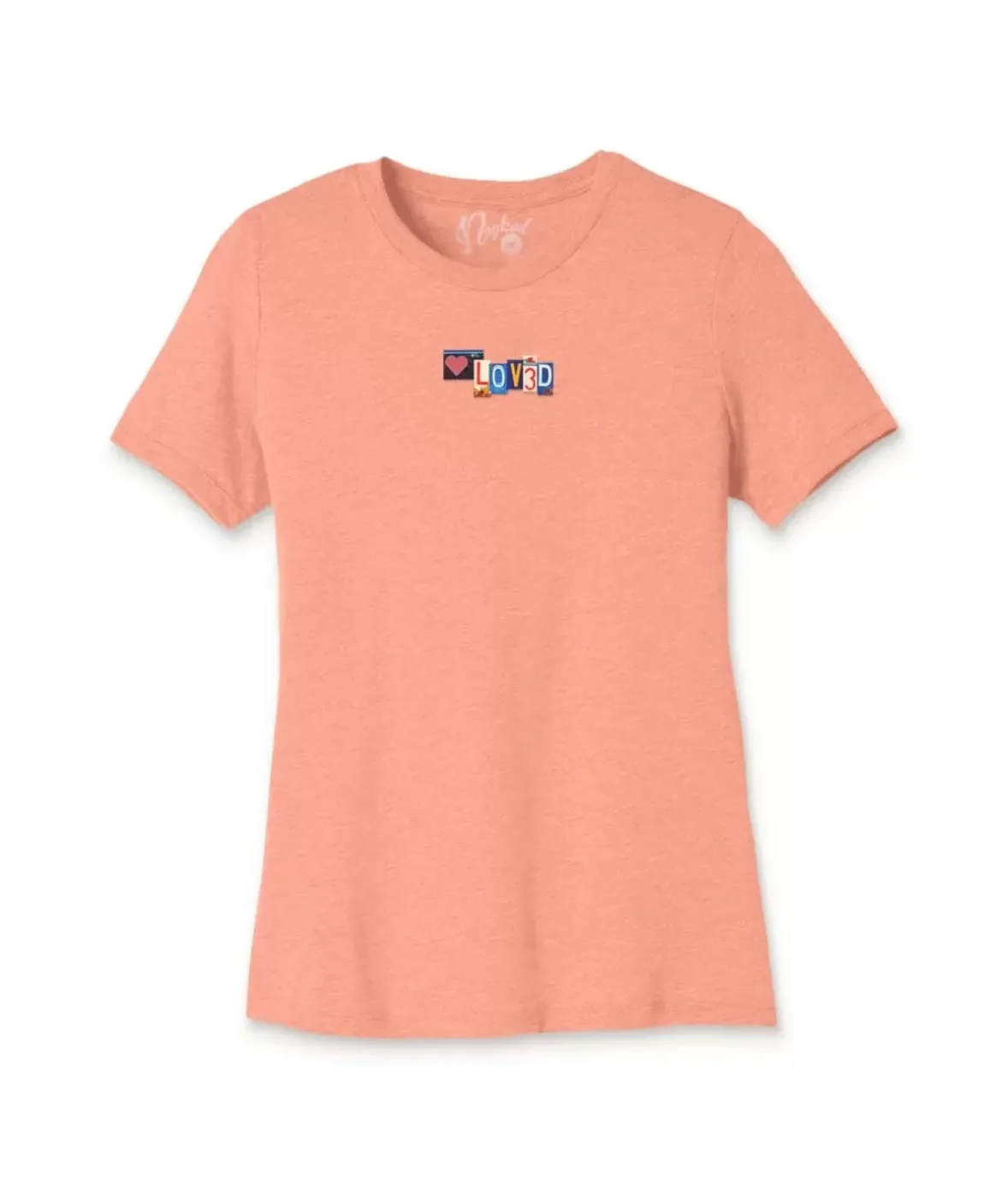 Nayked Apparel T-Shirts>Women'S Ridiculously Soft Lightweight Graphic Tee | Loved