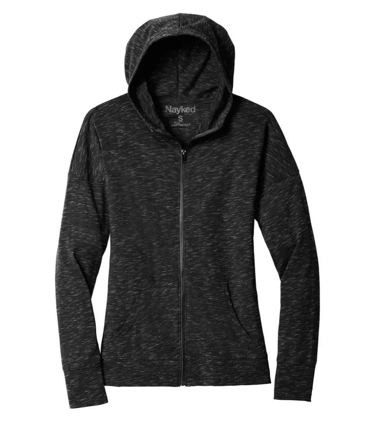 Nayked Apparel Outerwear>Women'S Ridiculously Soft Lightweight Full-Zip Hoodie