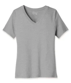 Nayked Apparel Tops>Women'S Ridiculously Soft Relaxed Fit V-Neck T-Shirt