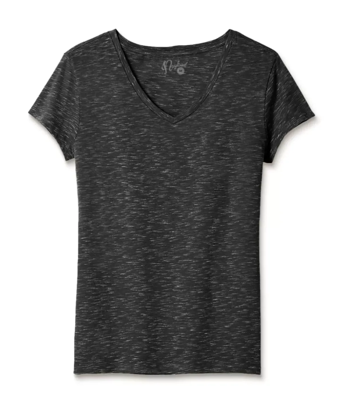 Nayked Apparel T-Shirts>Women'S Soft Lightweight Marled V-Neck T-Shirt