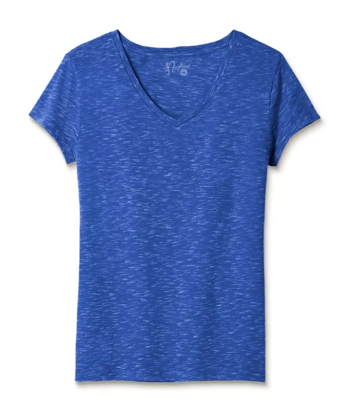 Nayked Apparel T-Shirts>Women'S Soft Lightweight Marled V-Neck T-Shirt