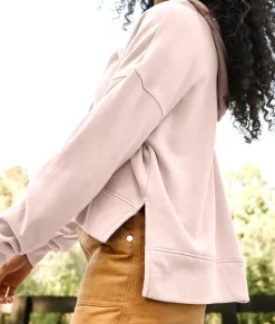 Nayked Apparel Hoodies & Sweatshirts>Women'S Soft Recycled Washed Terry Hoodie