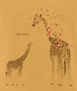 Nayked Apparel Tops>Women'S Split Side Graphic Tank | Mama Giraffe